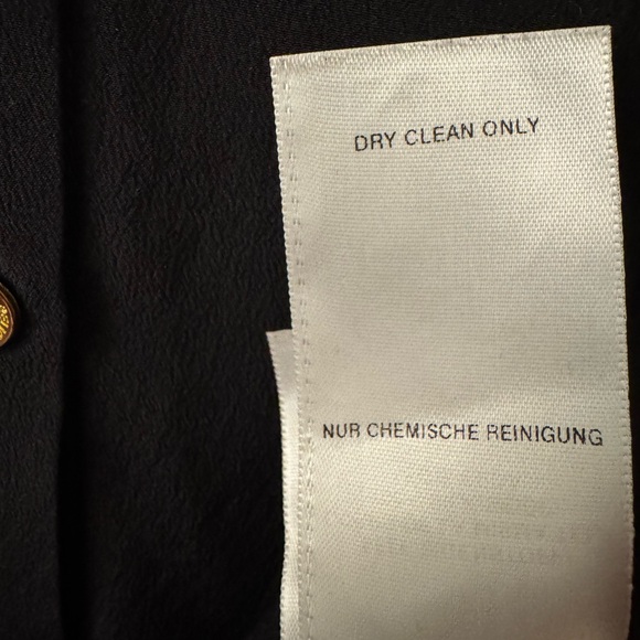 True Religion black silk button down shirt - Picture 7 of 8